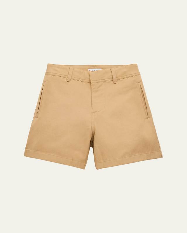 Boy's Oscar Embroidered EKD Shorts, Size 3-14